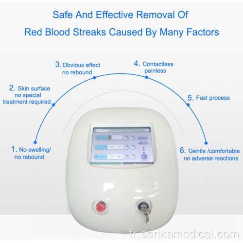 Élimination de la veine d&#39;araignée 980 NM Diode Laser Dispositif